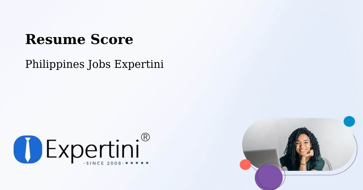 Resume Score & Job Description Match Tool – Camaley - Philippines Jobs Expertini