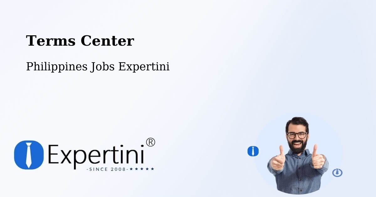 Terms of Service – Camaley - Philippines Jobs Expertini